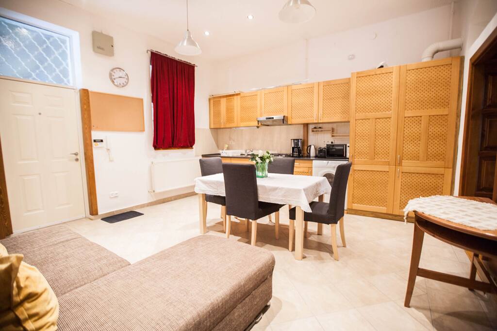 Living room + kitchen