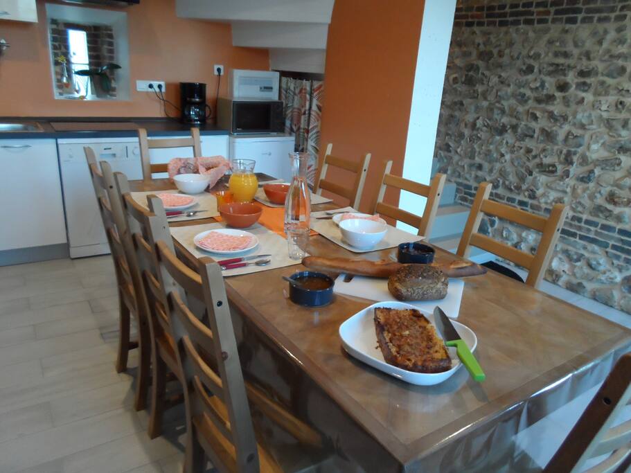 Pièce pour le petit déjeuner