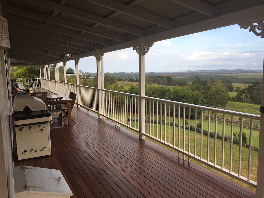 Verandah & view