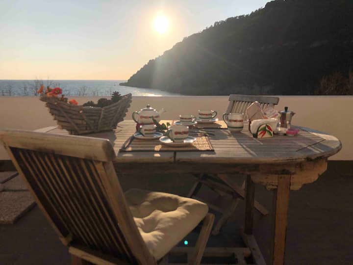 "Il Sassolino" on the beach Super Relax Terrace