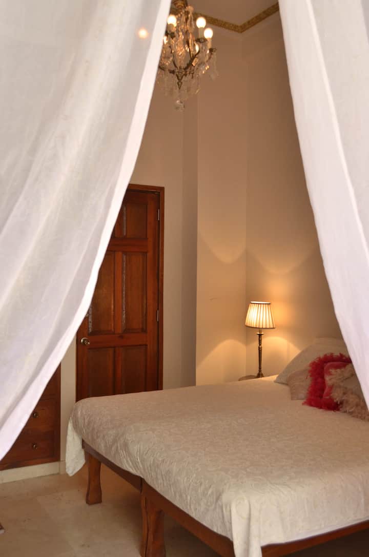 First bedroom,  view from balcony