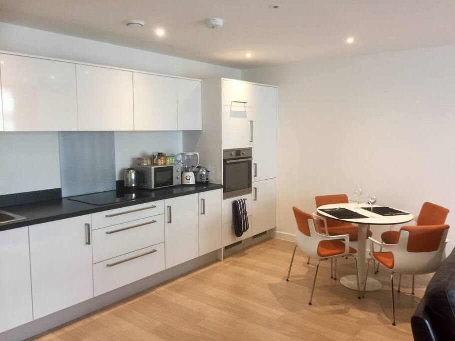 Open plan kitchen