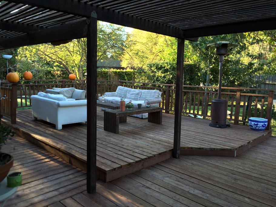 Backyard patio