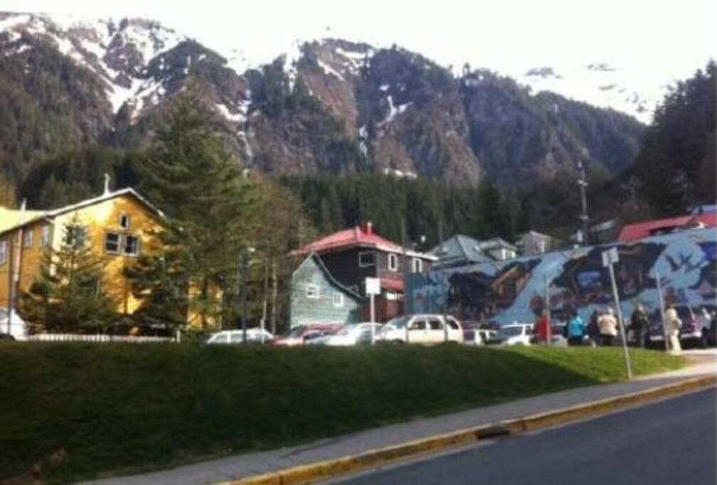 The blue one in the middle