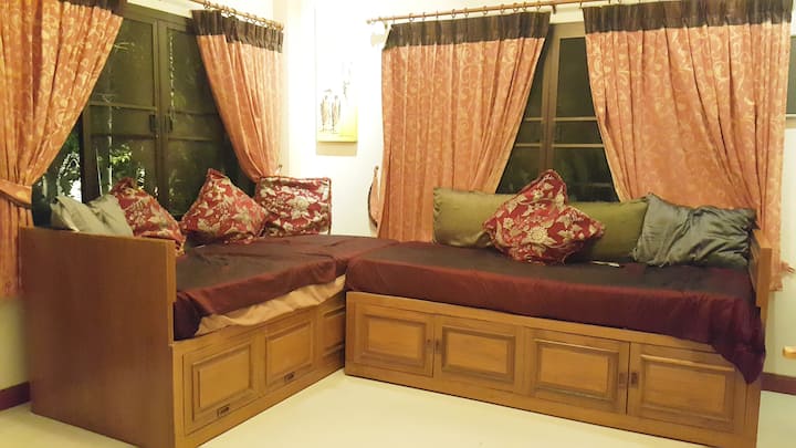 Les lits simples peuvent être fusionnés en un seul.