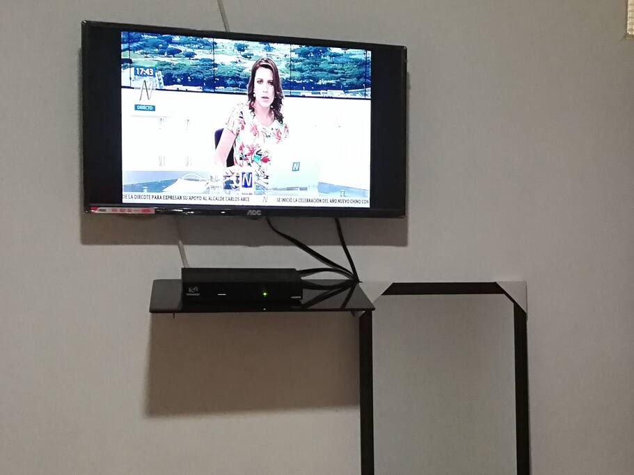 TV con canales de cable y Wifi en todo el departamento