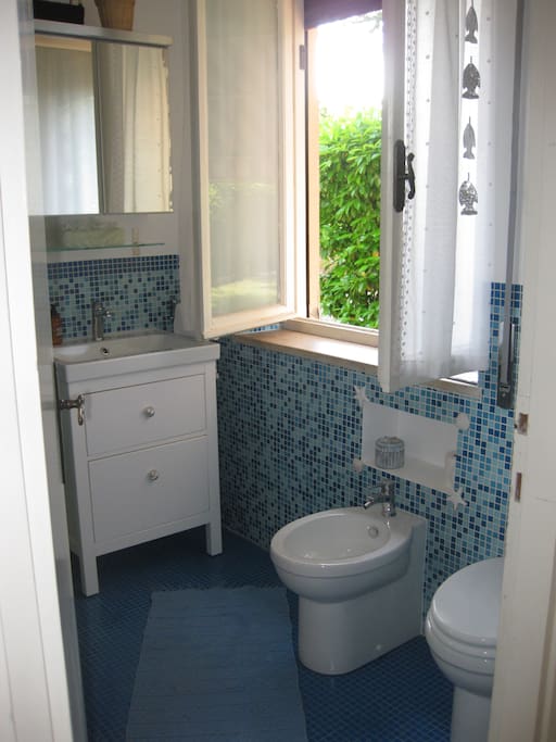 ground floor bathroom with shower and mixer