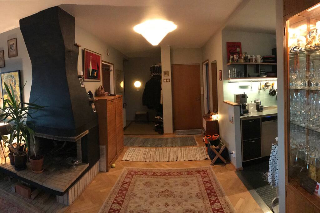 Shared entry hall