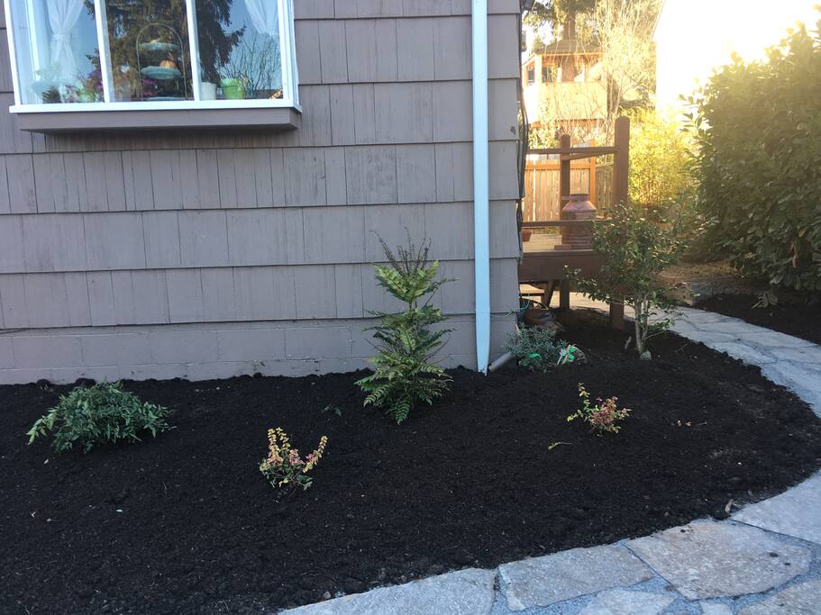 Pathway to your private entrance
