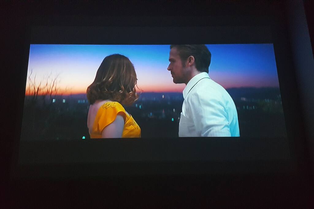 You can watch movies using laptops or phones.