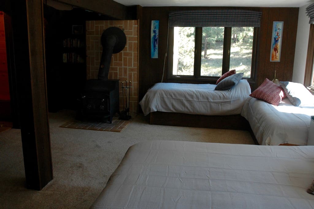 Wake up to amazing views of the surrounding forest.