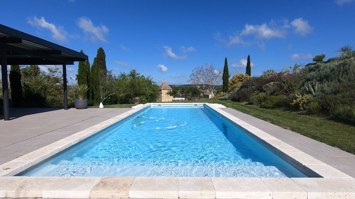 Panoramic Countryside Villa - pool & jacuzzi