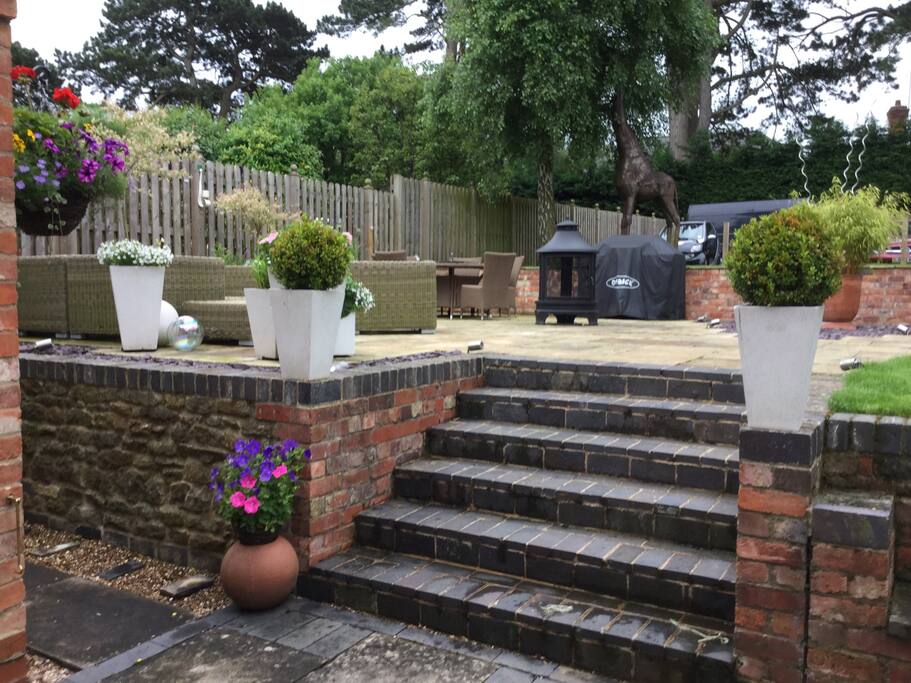 Seating in the garden. If and when the sun comes out!!