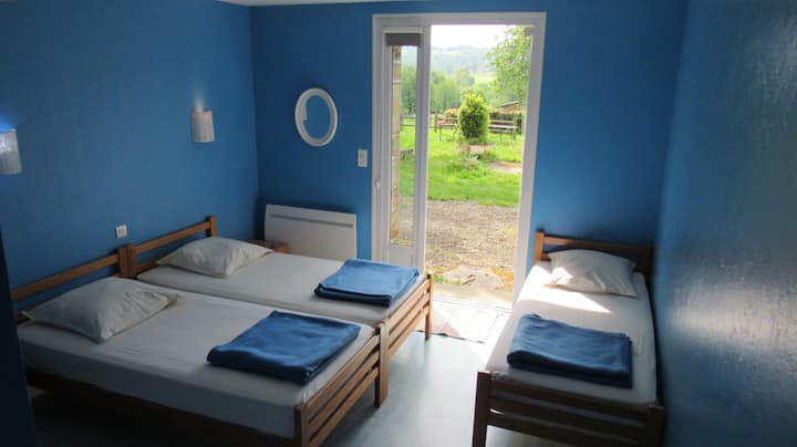 刚果（ DRC ）的蓝色房间 