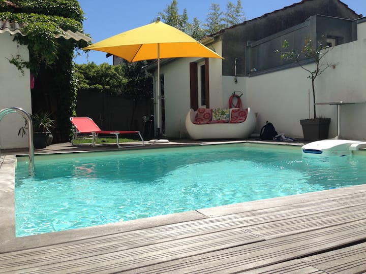Maison De Ville Avec Piscine - 波爾多