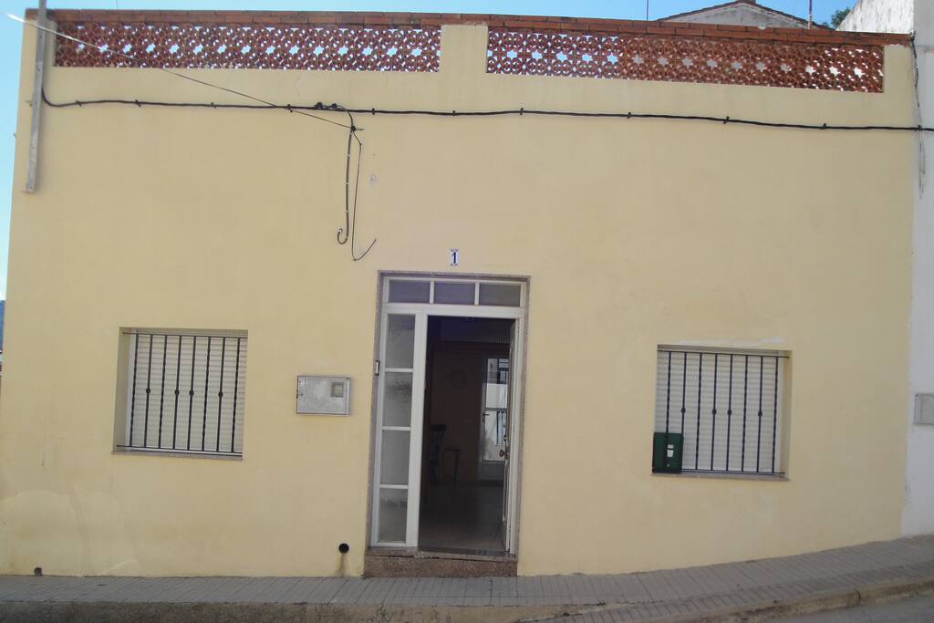 Front of the house
house