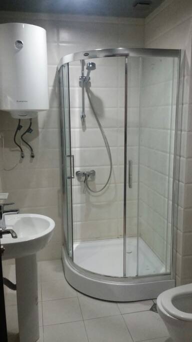 Hot water available