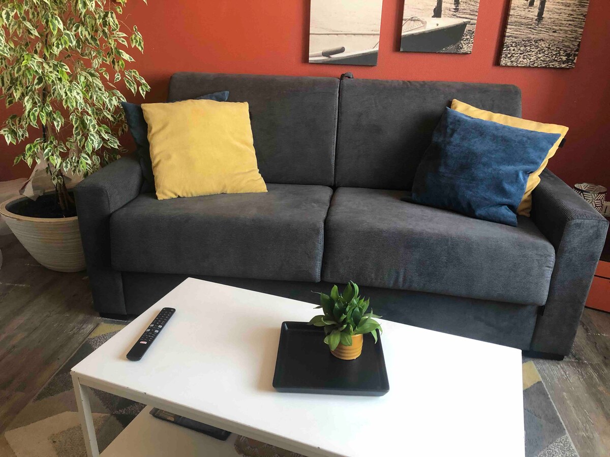 Top Airbnb: Pleasant sea-facing furnished property in Malo-les-Bains in Dunkerque