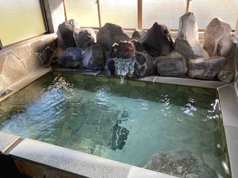 24h Kirishima private hot spring, shops nearby