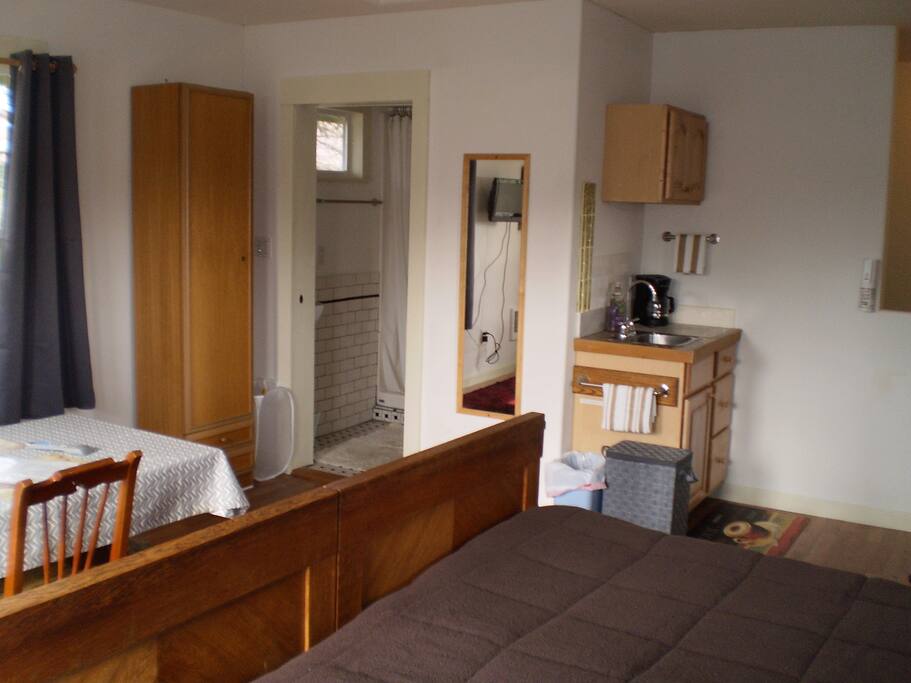 View toward bathroom