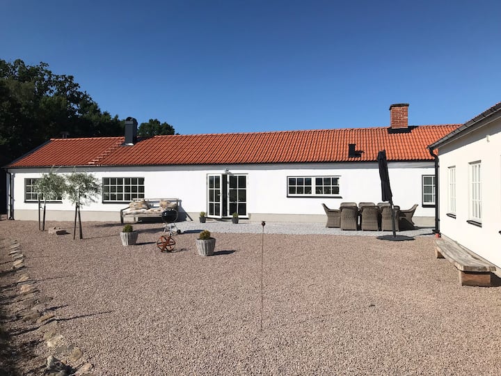 Newly renovated smithy at Adinal Gård