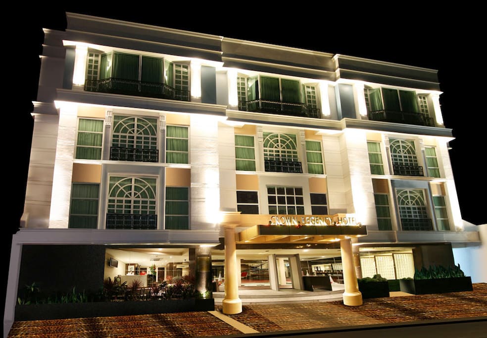 Night view of hotel