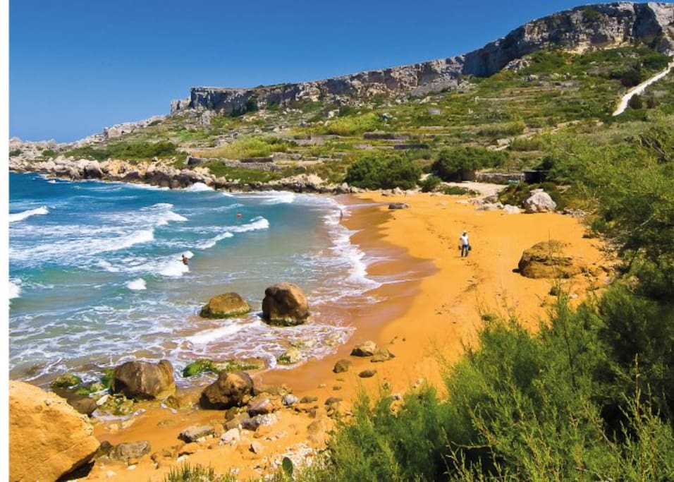 San Blas bay in Gozo