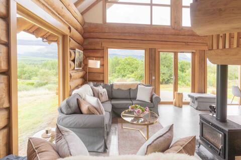 Wild Nurture Eco Luxury Offgrid Log Cabin