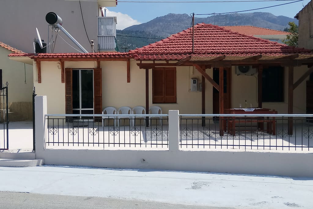 View of the house and terrace.