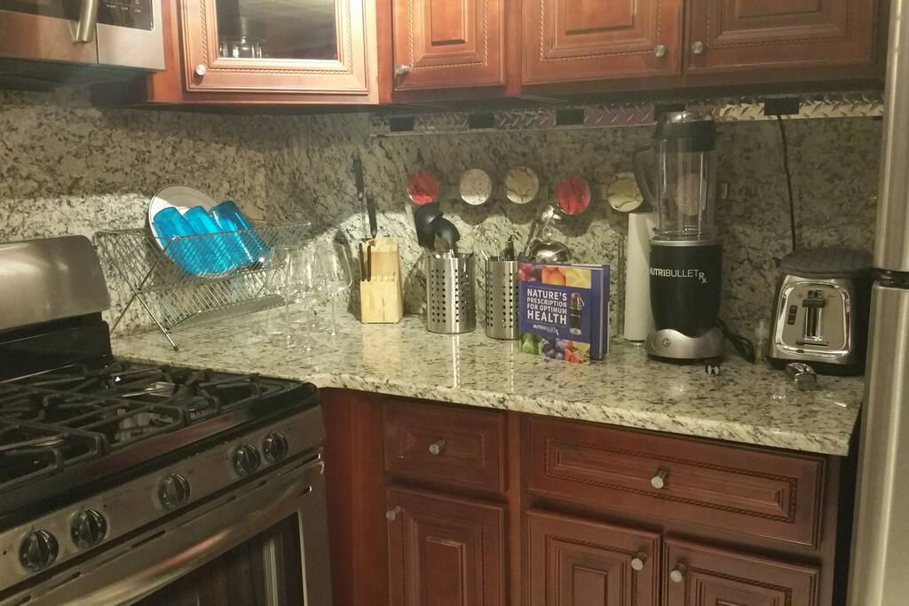 Well stocked kitchen