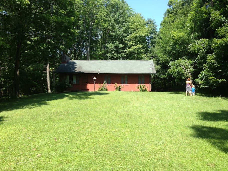 View of The Cottage from the field.