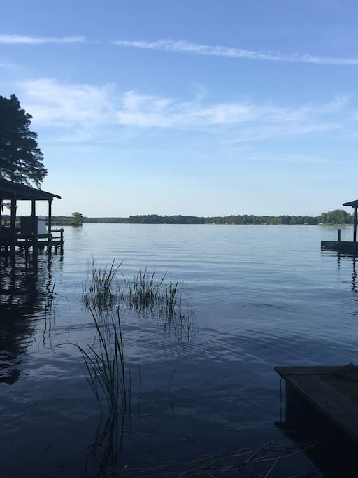 Evening beautiful lake view