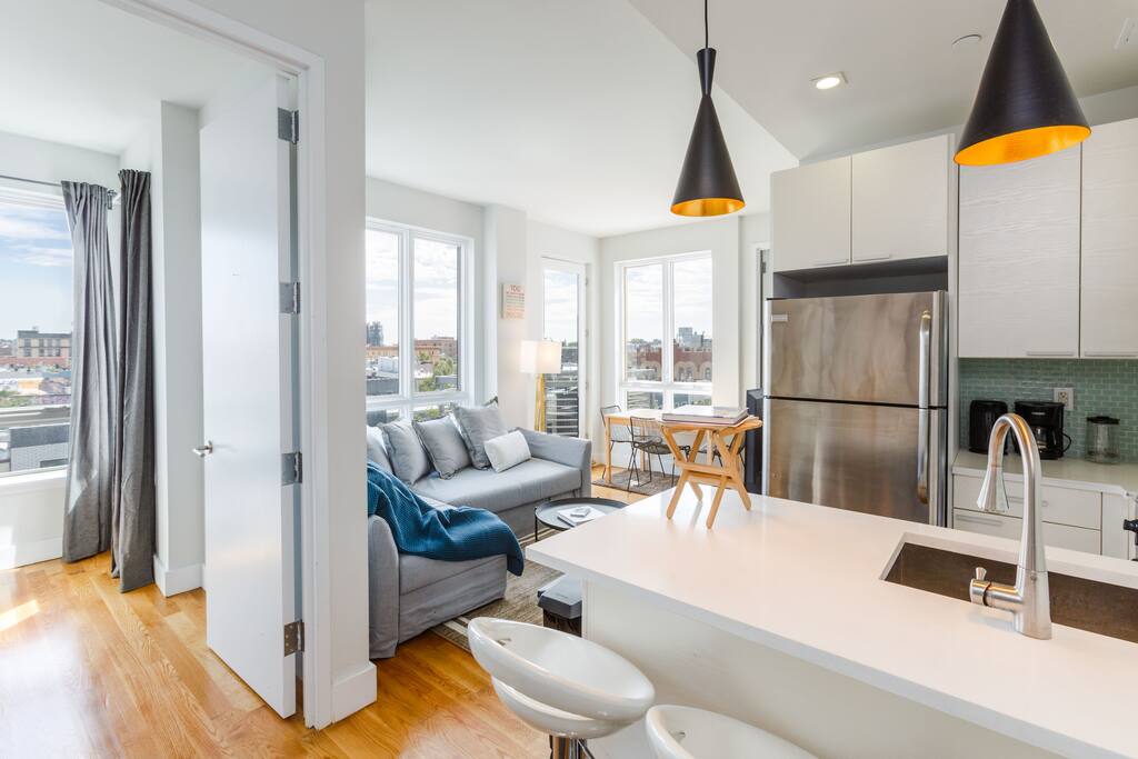 Kitchen and Living Room