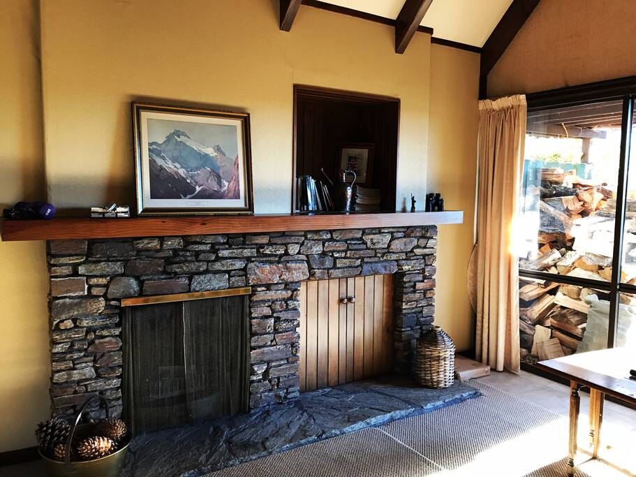 Beautiful fireplace