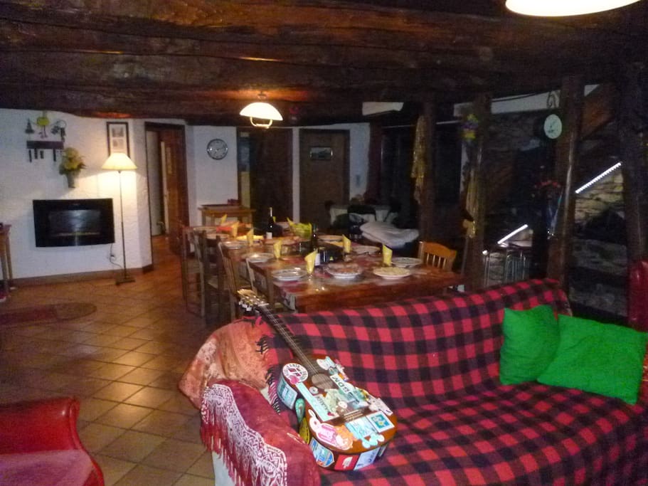 Côté salon au coin du feu