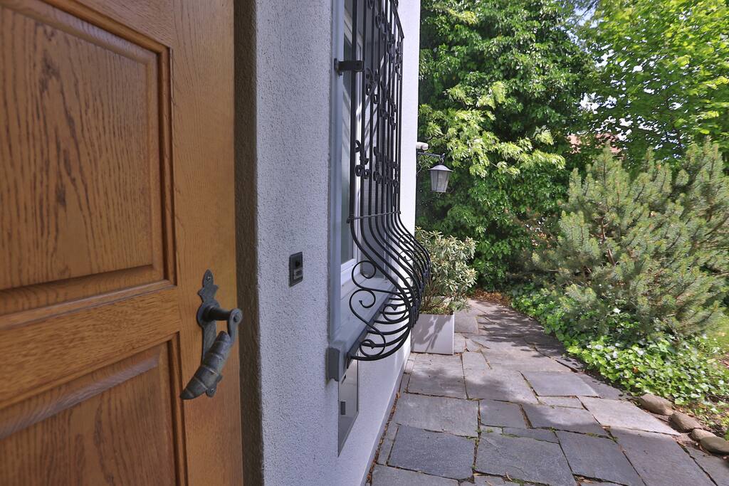 Es gibt ein Garten auch.