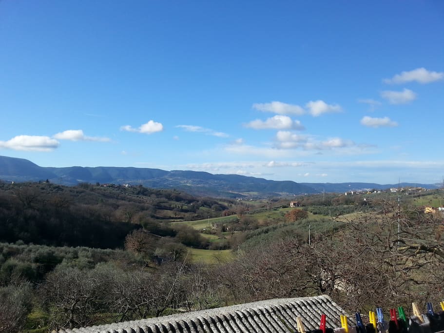 Panorama dal balcone