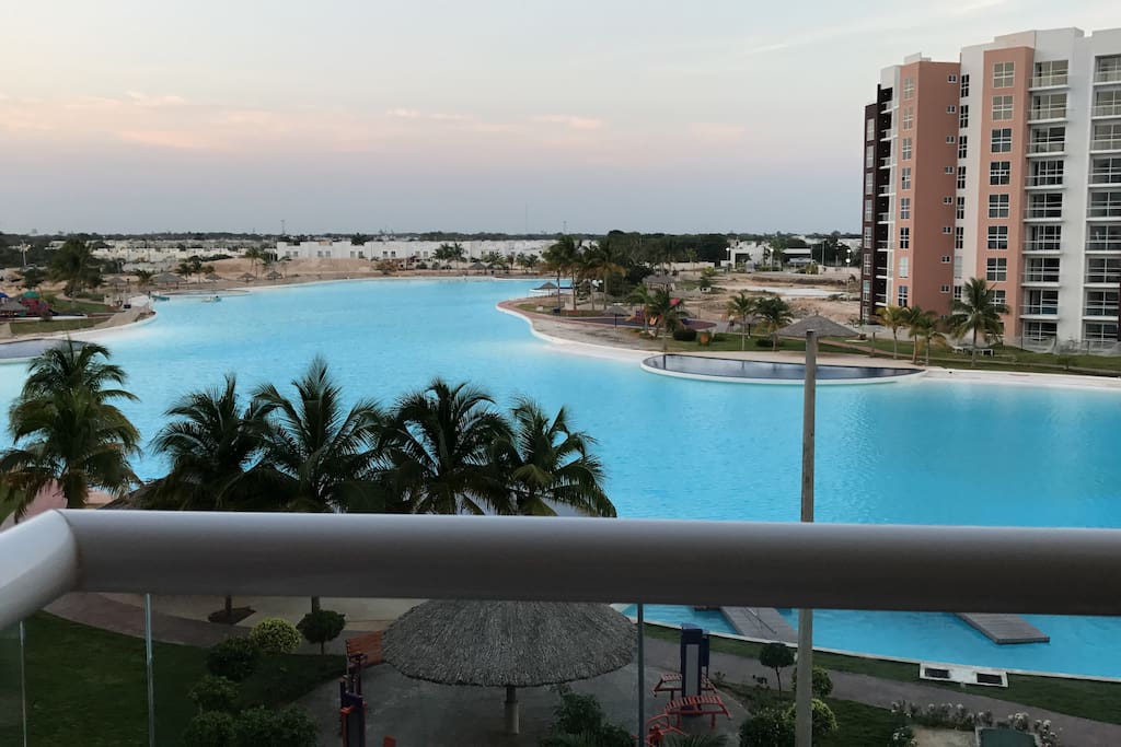 Vista desde la terraza, estamos en un cuarto piso!