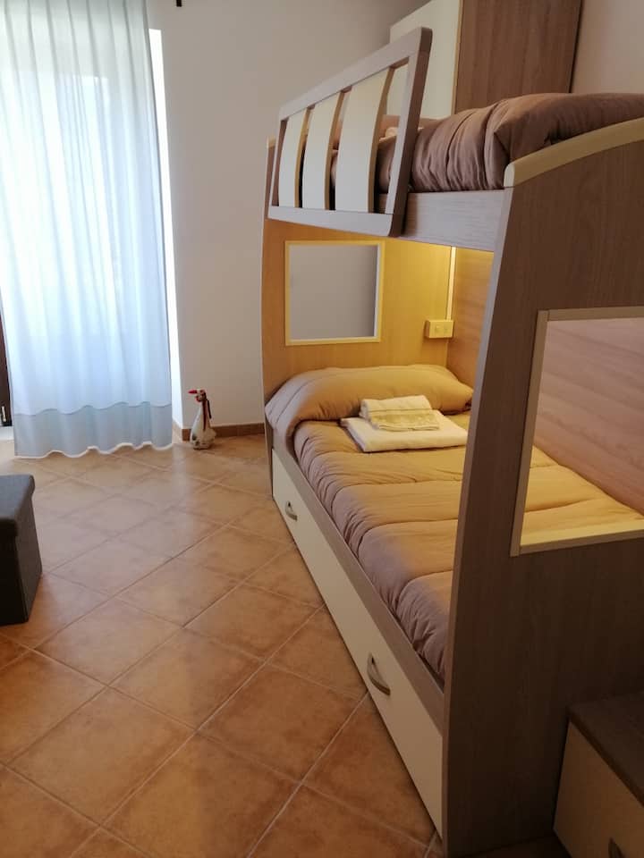 Spavaća soba s krevetom na kat (plus krevet na izvlačenje)