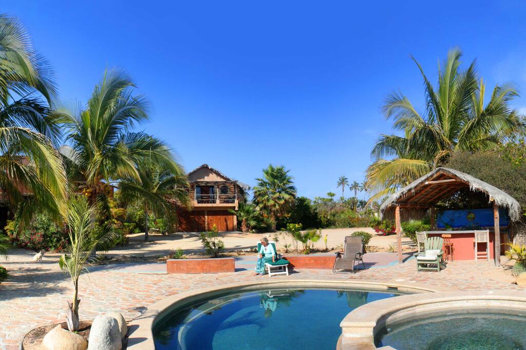 apartment, bar and pool
