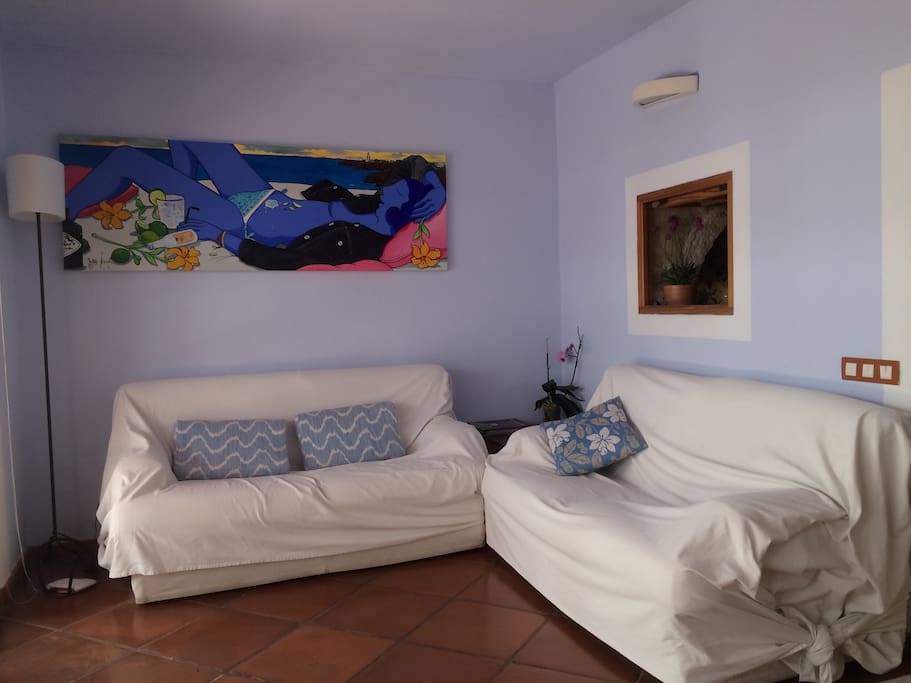 Sala estar patio.