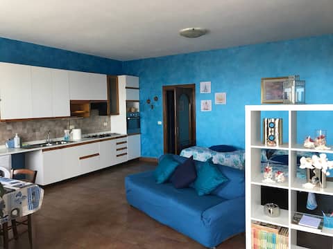 Appartamento in collina con vista mare!