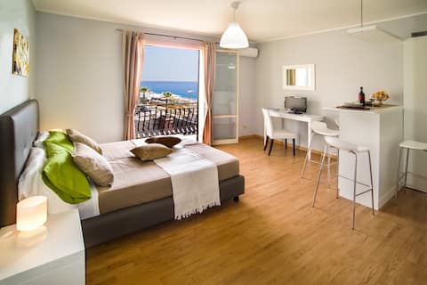 Successful Airbnb property: Loft 5 meters from the Sea in Letojanni
