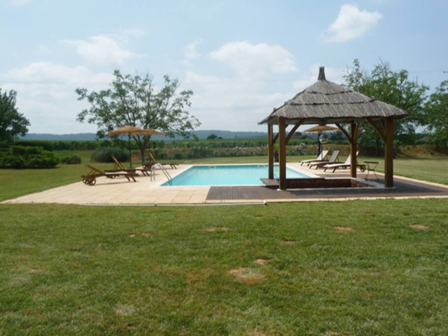 Vue de la piscine