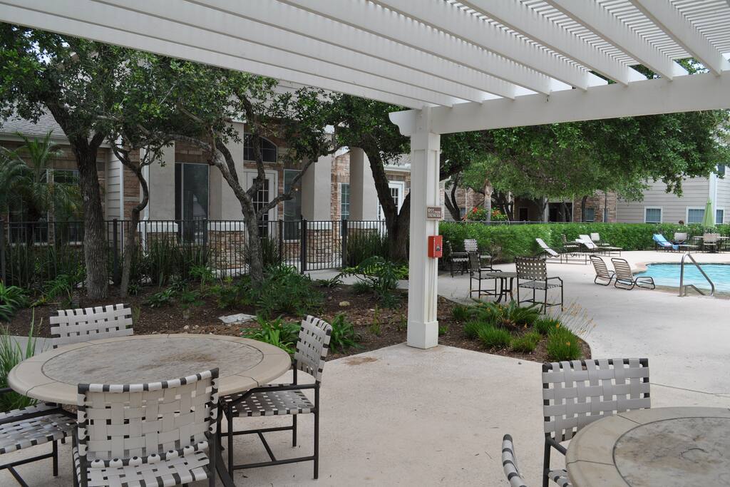 Poolside Patio Area