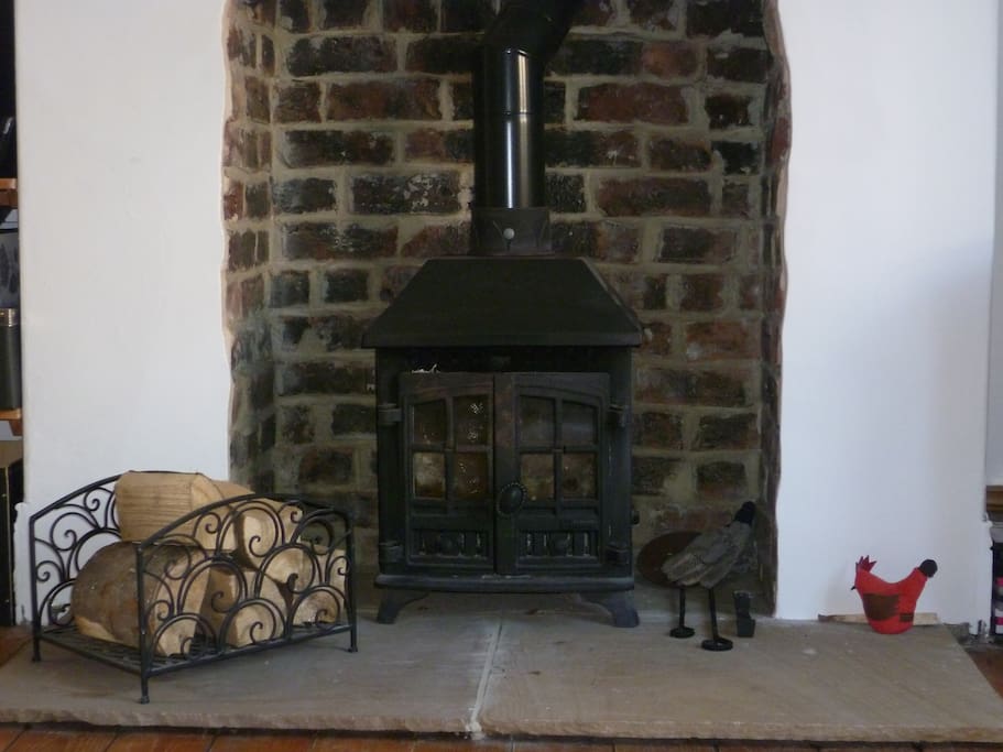 Our wood burning stove - great on a cold winter evening