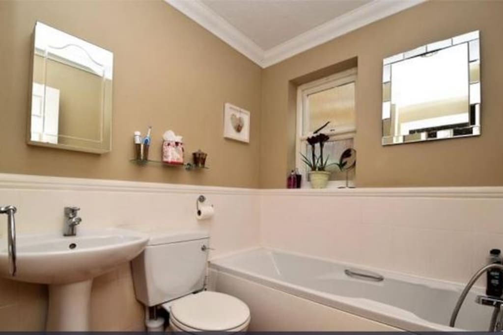 Private bathroom for guests