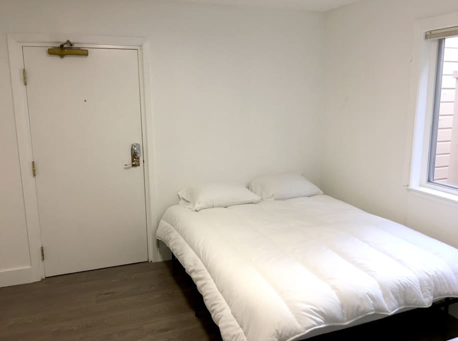 Queen size bed for two adults
