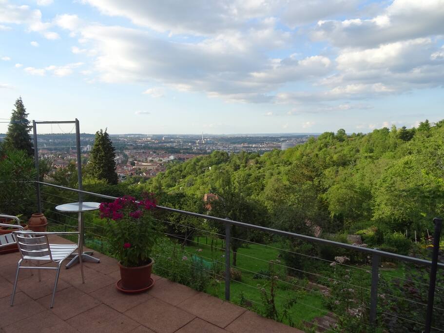 Blick von der Terasse