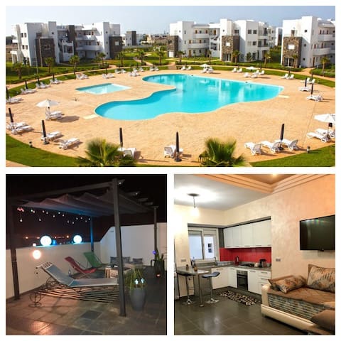 PERLA SAIDIA avec vue sur la Méditerranée (Marina) 【 DEC 2021 】 Condominium  in Saidia, Morocco (1 Bedroom, 1 Bathroom)